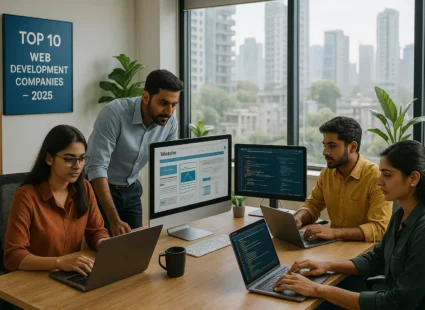 Team of the best website development company in Mumbai – 2025 comparison