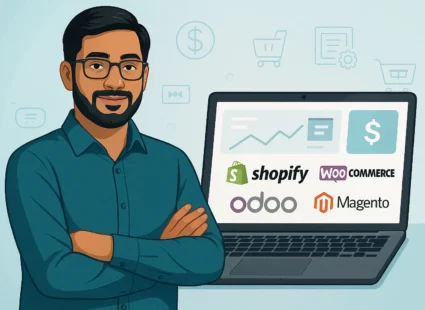 best ecommerce platform for small business India comparison illustration