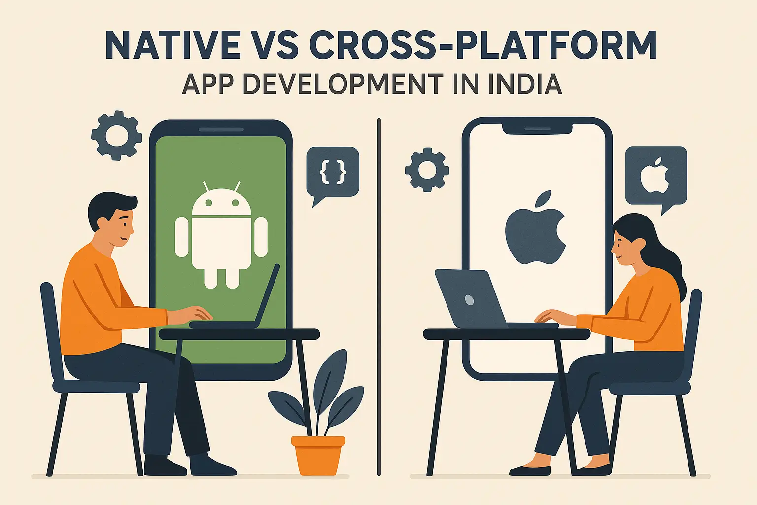 Native vs cross platform app development in India