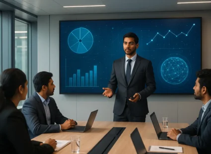AI avatar video creation India business presentation
