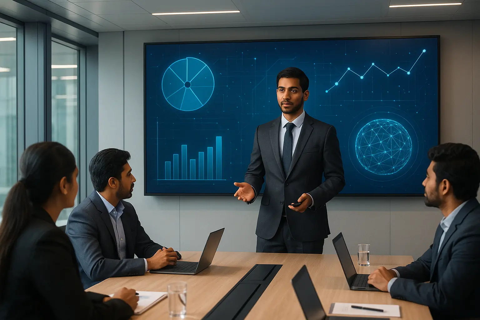 AI avatar video creation India business presentation